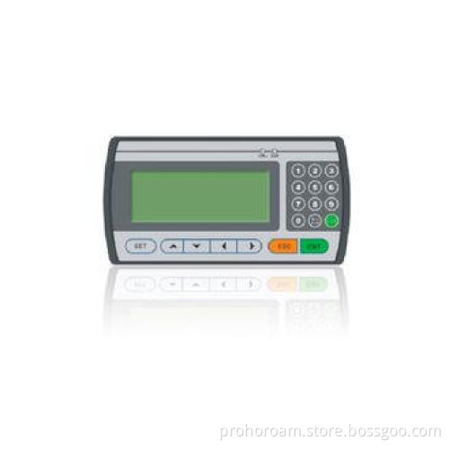 19264 4.3" STN LCD Text Display Mono Green - Yellow Backlig